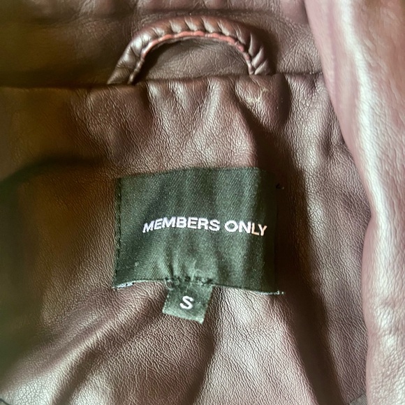 Members Only Vegan Leather Jacket - Picture 2 of 3